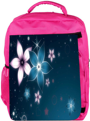 

Snoogg Eco Friendly Canvas Heart And Stars Designer Backpack Rucksack School Travel Unisex Casual Canvas Bag Bookbag Satchel 5 L Backpack(Pink)