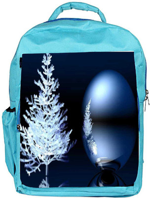 

Snoogg Eco Friendly Canvas Merry Christmas Designer Backpack Rucksack School Travel Unisex Casual Canvas Bag Bookbag Satchel 5 L Backpack(Blue)