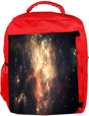 

Snoogg Eco Friendly Canvas Abstract Galaxy Designer Backpack Rucksack School Travel Unisex Casual Canvas Bag Bookbag Satchel 5 L Backpack(Red)