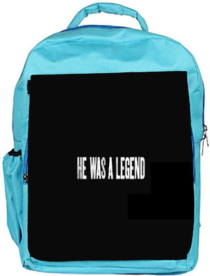 

Snoogg Eco Friendly Canvas He Was A Legend Designer Backpack Rucksack School Travel Unisex Casual Canvas Bag Bookbag Satchel 5 L Backpack(Blue)
