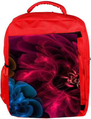 

Snoogg Eco Friendly Canvas Blue And Red Smoke Designer Backpack Rucksack School Travel Unisex Casual Canvas Bag Bookbag Satchel 5 L Backpack(Red)