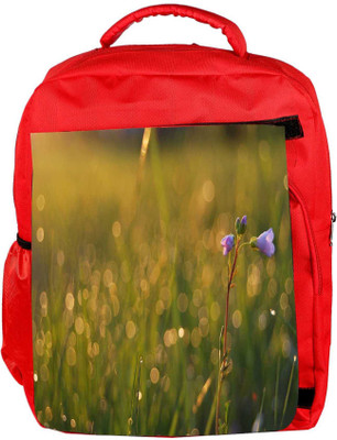 

Snoogg Eco Friendly Canvas Yellow Sunflower Designer Backpack Rucksack School Travel Unisex Casual Canvas Bag Bookbag Satchel 5 L Backpack(Red)