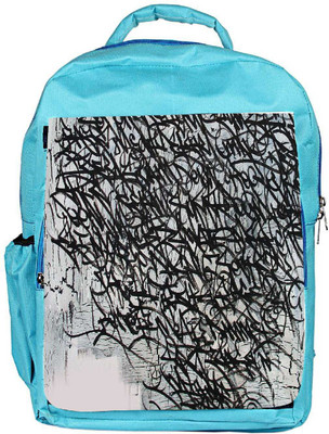 

Snoogg Eco Friendly Canvas Graffiti Incase Designer Backpack Rucksack School Travel Unisex Casual Canvas Bag Bookbag Satchel 5 L Backpack(Blue)