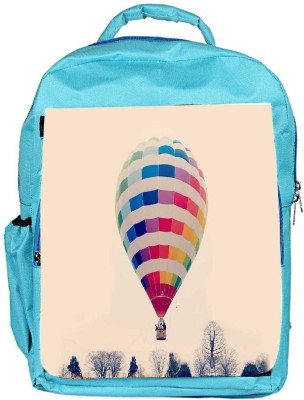 

Snoogg Eco Friendly Canvas Hot Air Ballooning Backpack Rucksack School Travel Unisex Casual Canvas Bag Bookbag Satchel 5 L Backpack(Blue)