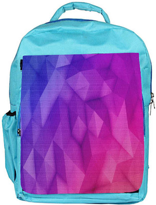 

Snoogg Eco Friendly Canvas Abstract Purple Pattern Designer Backpack Rucksack School Travel Unisex Casual Canvas Bag Bookbag Satchel 5 L Backpack(Blue)