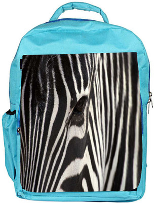 

Snoogg Eco Friendly Canvas Zebra Eye Designer Backpack Rucksack School Travel Unisex Casual Canvas Bag Bookbag Satchel 5 L Backpack(Blue)