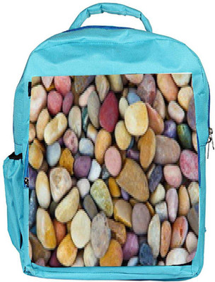 

Snoogg Eco Friendly Canvas Colorful Pebble Designer Backpack Rucksack School Travel Unisex Casual Canvas Bag Bookbag Satchel 5 L Backpack(Blue)