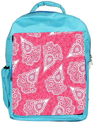 

Snoogg Eco Friendly Canvas Pink Pattern Designer Backpack Rucksack School Travel Unisex Casual Canvas Bag Bookbag Satchel 5 L Backpack(Blue)