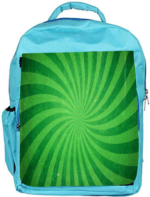 

Snoogg Eco Friendly Canvas Abstract Green Design Designer Backpack Rucksack School Travel Unisex Casual Canvas Bag Bookbag Satchel 5 L Backpack(Blue)