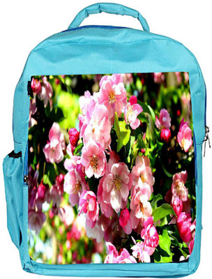 

Snoogg Eco Friendly Canvas Flowers In An Branch Designer Backpack Rucksack School Travel Unisex Casual Canvas Bag Bookbag Satchel 5 L Backpack(Blue)