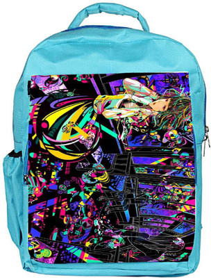 

Snoogg Eco Friendly Canvas Music Train 2887 Backpack Rucksack School Travel Unisex Casual Canvas Bag Bookbag Satchel 5 L Backpack(Blue)