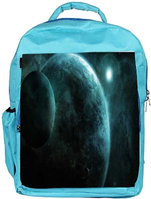 

Snoogg Eco Friendly Canvas Moon View Designer Backpack Rucksack School Travel Unisex Casual Canvas Bag Bookbag Satchel 5 L Backpack(Blue)