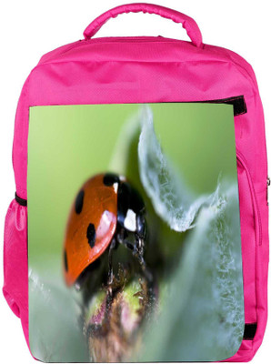 

Snoogg Eco Friendly Canvas Dangerous Beatel Designer Backpack Rucksack School Travel Unisex Casual Canvas Bag Bookbag Satchel 5 L Backpack(Pink)