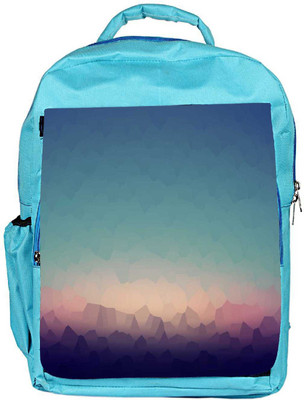 

Snoogg Eco Friendly Canvas Abstract Pattern Design Designer Backpack Rucksack School Travel Unisex Casual Canvas Bag Bookbag Satchel 5 L Backpack(Blue)