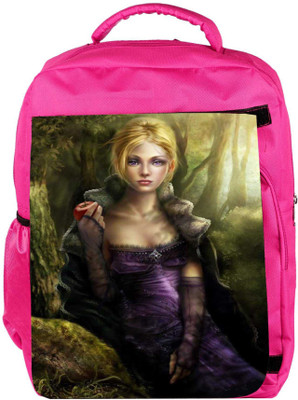 

Snoogg Eco Friendly Canvas Lost In Beauty Backpack Rucksack School Travel Unisex Casual Canvas Bag Bookbag Satchel 5 L Backpack(Pink)