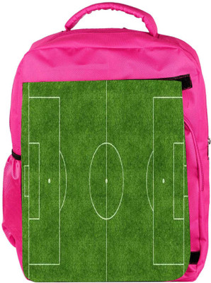 

Snoogg Eco Friendly Canvas Football Field Backpack Rucksack School Travel Unisex Casual Canvas Bag Bookbag Satchel 5 L Backpack(Pink)