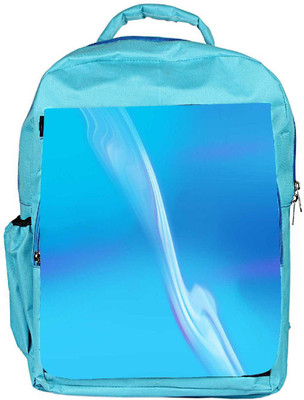 

Snoogg Eco Friendly Canvas Wavy Pathway Design Designer Backpack Rucksack School Travel Unisex Casual Canvas Bag Bookbag Satchel 5 L Backpack(Blue)