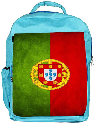

Snoogg Eco Friendly Canvas Portugal Flag 2982 Backpack Rucksack School Travel Unisex Casual Canvas Bag Bookbag Satchel 5 L Backpack(Blue)