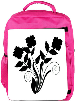 

Snoogg Eco Friendly Canvas Abstract Silhouette Of Decor Floral Elements Backpack Rucksack School Travel Unisex Casual Canvas Bag Bookbag Satchel 5 L Backpack(Pink)