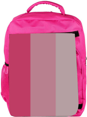 

Snoogg Eco Friendly Canvas Pink And Grey Stripes Backpack Rucksack School Travel Unisex Casual Canvas Bag Bookbag Satchel 5 L Backpack(Pink)