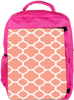 

Snoogg Eco Friendly Canvas Motif Print Pink Backpack Rucksack School Travel Unisex Casual Canvas Bag Bookbag Satchel 5 L Backpack(Pink)