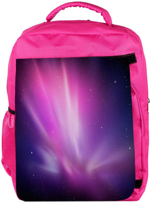 

Snoogg Eco Friendly Canvas Galaxy Designer Backpack Rucksack School Travel Unisex Casual Canvas Bag Bookbag Satchel 5 L Backpack(Pink)