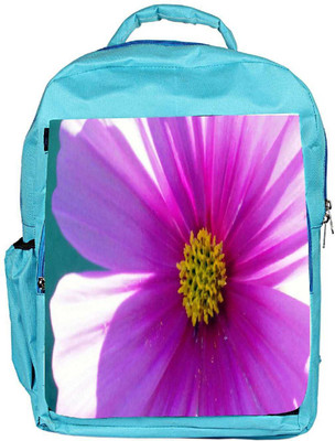 

Snoogg Eco Friendly Canvas Simple Flower Designer Backpack Rucksack School Travel Unisex Casual Canvas Bag Bookbag Satchel 5 L Backpack(Blue)