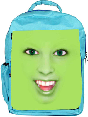 

Snoogg Eco Friendly Canvas Face Camouflage Funny Backpack Rucksack School Travel Unisex Casual Canvas Bag Bookbag Satchel 5 L Backpack(Blue)