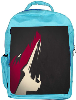 

Snoogg Eco Friendly Canvas Fox Roar Designer Backpack Rucksack School Travel Unisex Casual Canvas Bag Bookbag Satchel 5 L Backpack(Blue)