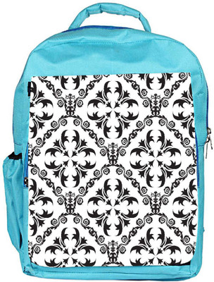

Snoogg Eco Friendly Canvas Grey Pattern Design Designer Backpack Rucksack School Travel Unisex Casual Canvas Bag Bookbag Satchel 5 L Backpack(Blue)