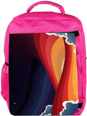

Snoogg Eco Friendly Canvas Universal Paradigm 2465 Backpack Rucksack School Travel Unisex Casual Canvas Bag Bookbag Satchel 5 L Backpack(Pink)