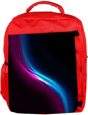 

Snoogg Eco Friendly Canvas Pink And Blue Layer Designer Backpack Rucksack School Travel Unisex Casual Canvas Bag Bookbag Satchel 5 L Backpack(Red)