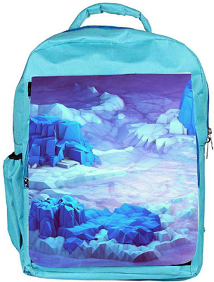 

Snoogg Eco Friendly Canvas Crystal Earth Backpack Rucksack School Travel Unisex Casual Canvas Bag Bookbag Satchel 5 L Backpack(Blue)