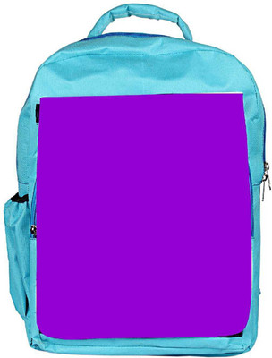 

Snoogg Eco Friendly Canvas Plain Purple Designer Backpack Rucksack School Travel Unisex Casual Canvas Bag Bookbag Satchel 5 L Backpack(Blue)