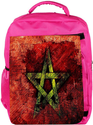 

Snoogg Eco Friendly Canvas Star Grunge Backpack Rucksack School Travel Unisex Casual Canvas Bag Bookbag Satchel 5 L Backpack(Pink)