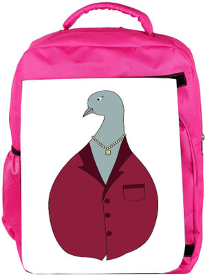 

Snoogg Eco Friendly Canvas Funny Art Backpack Rucksack School Travel Unisex Casual Canvas Bag Bookbag Satchel 5 L Backpack(Pink)