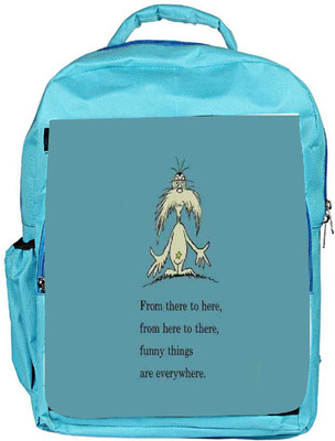 

Snoogg Eco Friendly Canvas Funny Thing Everywhere Backpack Rucksack School Travel Unisex Casual Canvas Bag Bookbag Satchel 5 L Backpack(Blue)