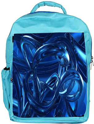 

Snoogg Eco Friendly Canvas Abstracts Dark Blue Designer Backpack Rucksack School Travel Unisex Casual Canvas Bag Bookbag Satchel 5 L Backpack(Blue)