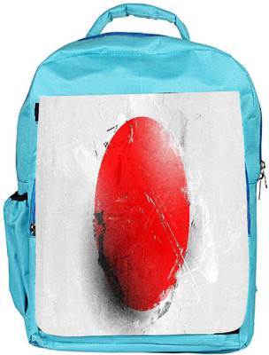 

Snoogg Eco Friendly Canvas Red Spot Japan Flag Designer Backpack Rucksack School Travel Unisex Casual Canvas Bag Bookbag Satchel 5 L Backpack(Blue)