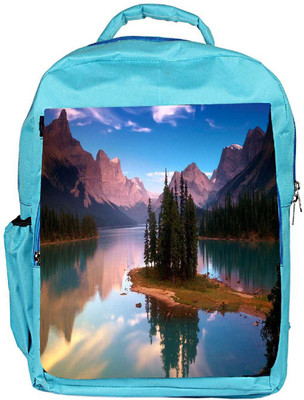 

Snoogg Eco Friendly Canvas Treea And Lake Designer Backpack Rucksack School Travel Unisex Casual Canvas Bag Bookbag Satchel 5 L Backpack(Blue)
