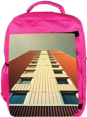 

Snoogg Eco Friendly Canvas Top Floor Backpack Rucksack School Travel Unisex Casual Canvas Bag Bookbag Satchel 5 L Backpack(Pink)