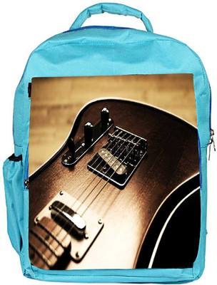 

Snoogg Eco Friendly Canvas Rock Guitar Designer Backpack Rucksack School Travel Unisex Casual Canvas Bag Bookbag Satchel 5 L Backpack(Blue)