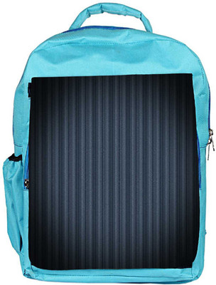 

Snoogg Eco Friendly Canvas Black Background Design Designer Backpack Rucksack School Travel Unisex Casual Canvas Bag Bookbag Satchel 5 L Backpack(Blue)