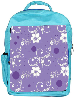 

Snoogg Eco Friendly Canvas Seamless Floral Pattern Abstract Background Backpack Rucksack School Travel Unisex Casual Canvas Bag Bookbag Satchel 5 L Backpack(Blue)