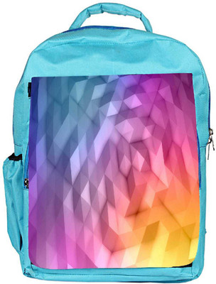 

Snoogg Eco Friendly Canvas Abstract Multicoor Pattern Designer Backpack Rucksack School Travel Unisex Casual Canvas Bag Bookbag Satchel 5 L Backpack(Blue)