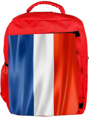 

Snoogg Eco Friendly Canvas French Flag 2983 Backpack Rucksack School Travel Unisex Casual Canvas Bag Bookbag Satchel 5 L Backpack(Red)