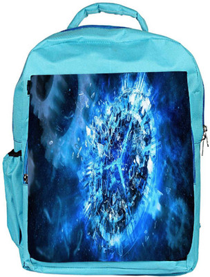 

Snoogg Eco Friendly Canvas Blue Clock Abstract Designer Backpack Rucksack School Travel Unisex Casual Canvas Bag Bookbag Satchel 5 L Backpack(Blue)