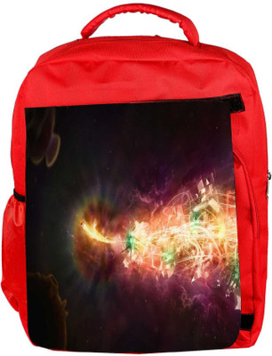 

Snoogg Eco Friendly Canvas Abstract Amazed Design Designer Backpack Rucksack School Travel Unisex Casual Canvas Bag Bookbag Satchel 5 L Backpack(Red)