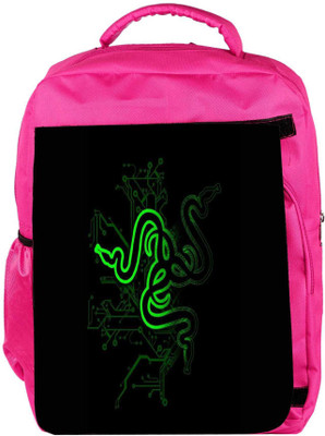 

Snoogg Eco Friendly Canvas Snake Stylin System Backpack Rucksack School Travel Unisex Casual Canvas Bag Bookbag Satchel 5 L Backpack(Pink)
