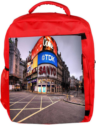 

Snoogg Eco Friendly Canvas Sanyo Designer Backpack Rucksack School Travel Unisex Casual Canvas Bag Bookbag Satchel 5 L Backpack(Red)